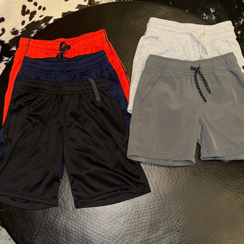 Cat & Jack Kids' Shorts Set in Black, Gray, Navy Blue and Red